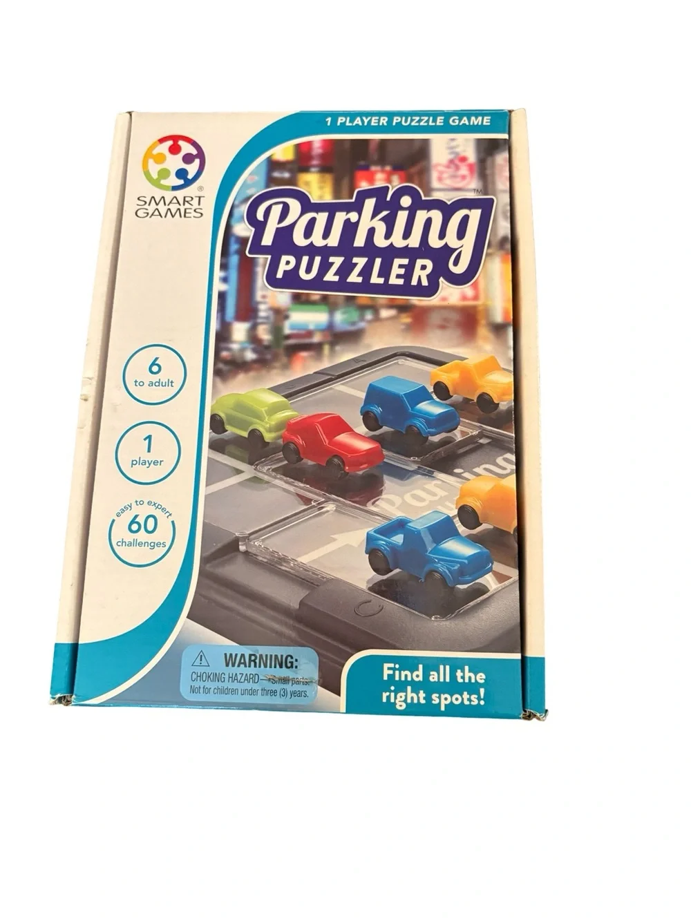 SmartGames Parking Puzzler Logic Puzzle Game with 60 Traffic Challenges Age 6+